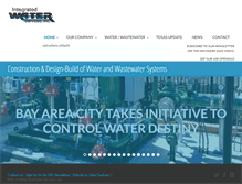 Tablet Screenshot of integratedwaterservices.com